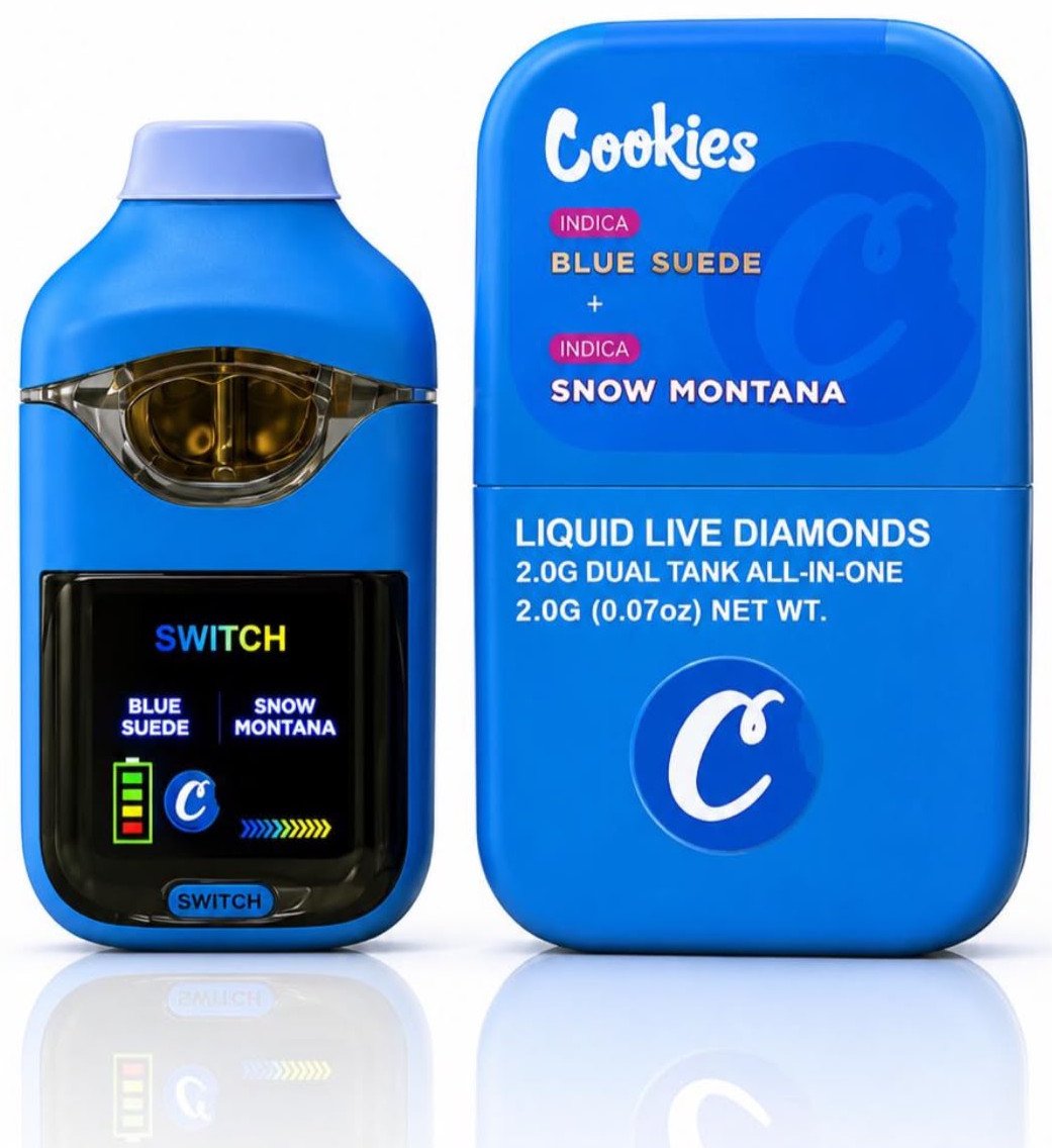 Cookies Dual Tank – Blue Suede + Snow Montana