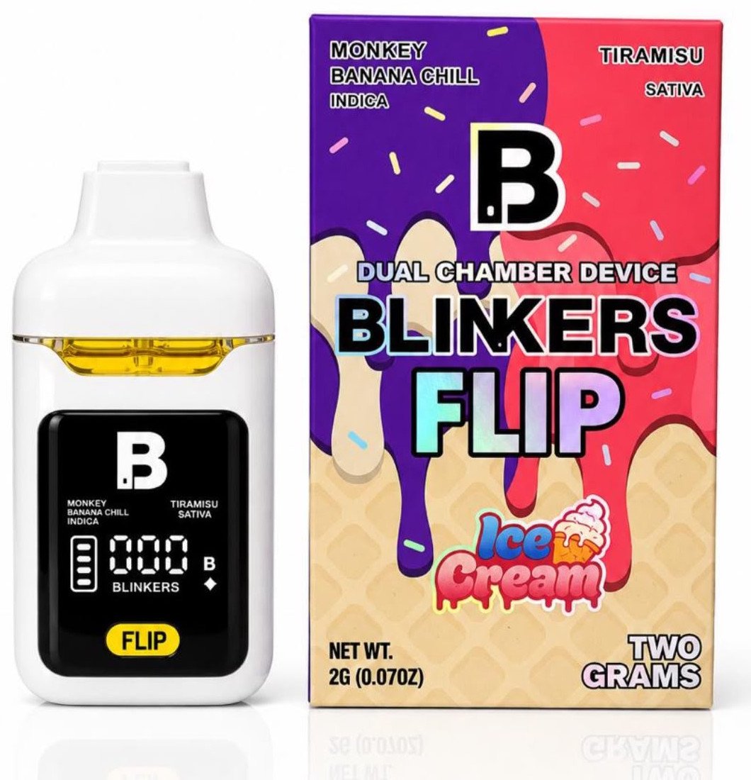 Blinkers Flip Ice Cream – Monkey Banana Chill x Tiramisu